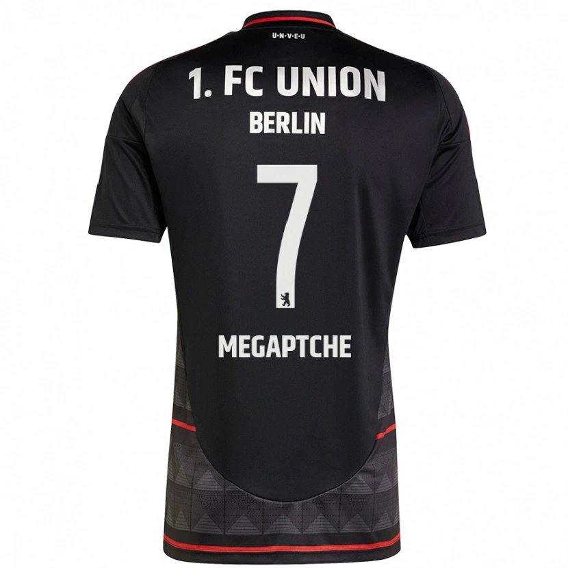 Danxen Mujer Camiseta Yann Megaptche #7 Negro 2ª Equipación 2024/25 La Camisa