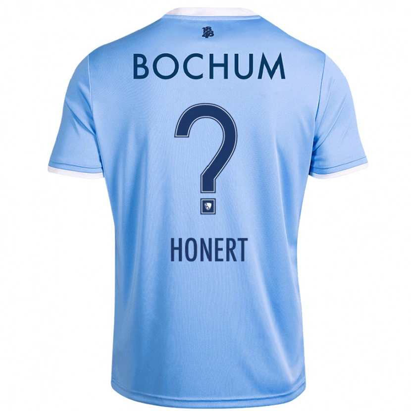 Danxen Mujer Camiseta Jan Honert #0 Azul Cielo 2ª Equipación 2024/25 La Camisa