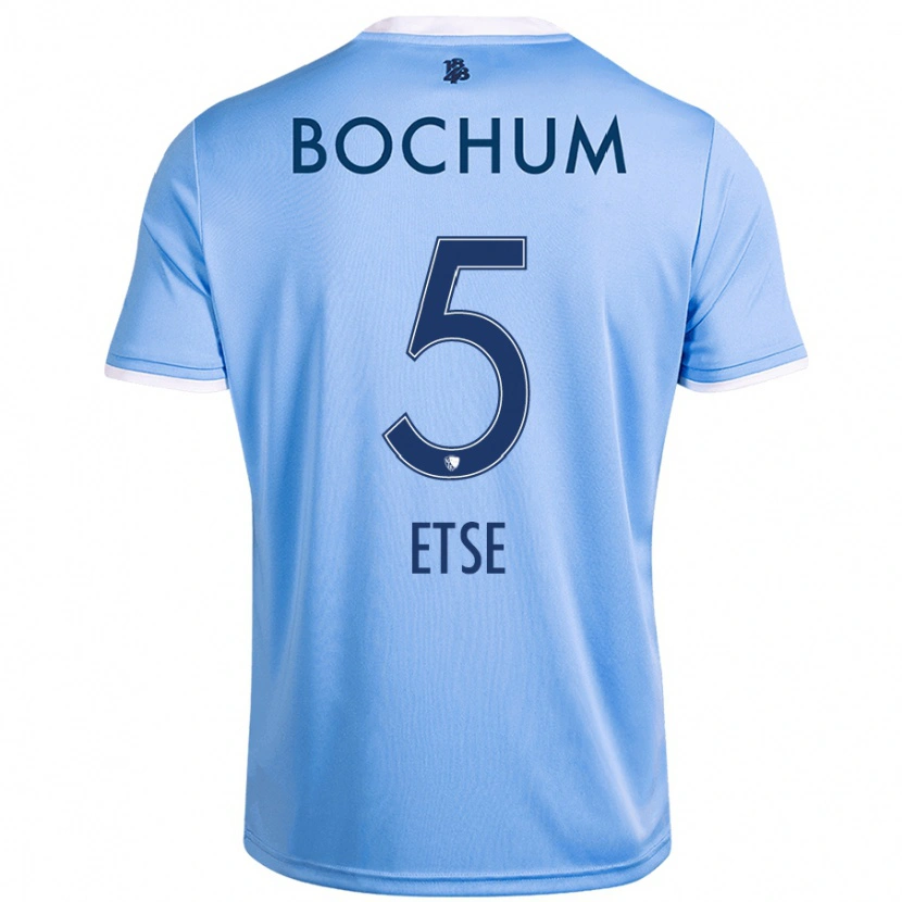 Danxen Mujer Camiseta Julian Etse #5 Azul Cielo 2ª Equipación 2024/25 La Camisa