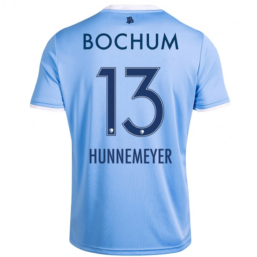 Danxen Mujer Camiseta Maja Hünnemeyer #13 Azul Cielo 2ª Equipación 2024/25 La Camisa