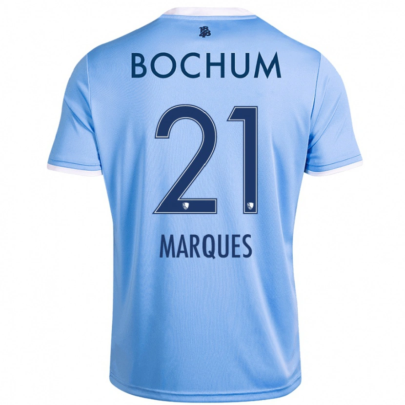 Danxen Mujer Camiseta Anna Marques #21 Azul Cielo 2ª Equipación 2024/25 La Camisa