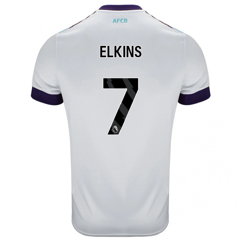 Danxen Mujer Camiseta Elle Elkins #7 Blanco Verde Púrpura 2ª Equipación 2024/25 La Camisa