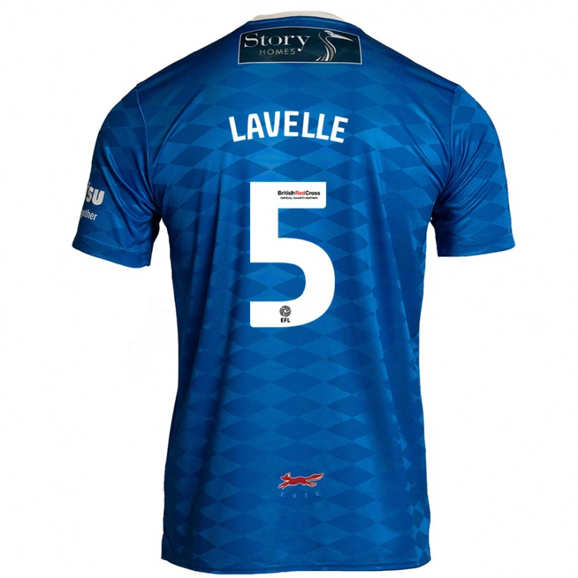 Danxen Niño Camiseta Sam Lavelle #5 Azul 1ª Equipación 2024/25 La Camisa