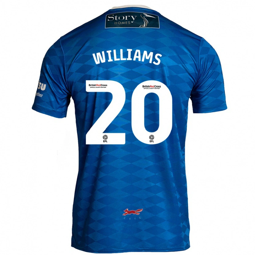 Danxen Niño Camiseta Ben Williams #20 Azul 1ª Equipación 2024/25 La Camisa
