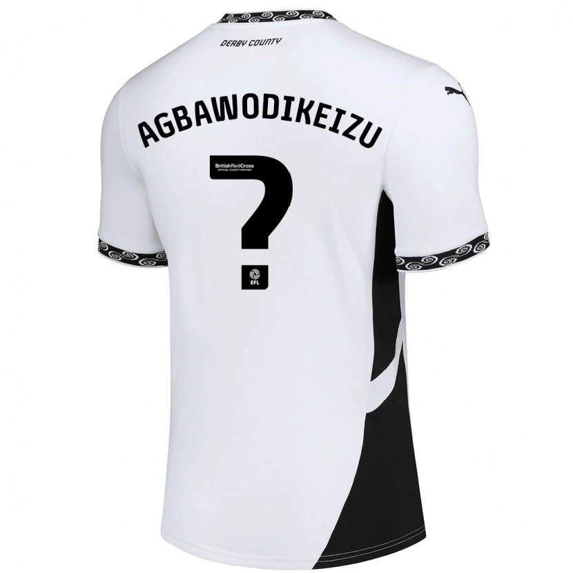 Danxen Niño Camiseta Charles Ebuka Agbawodikeizu #0 Blanco Negro 1ª Equipación 2024/25 La Camisa