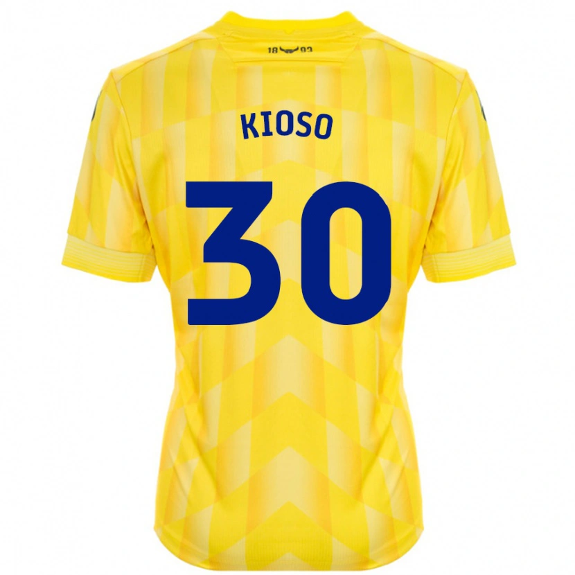 Danxen Niño Camiseta Peter Kioso #30 Amarillo 1ª Equipación 2024/25 La Camisa