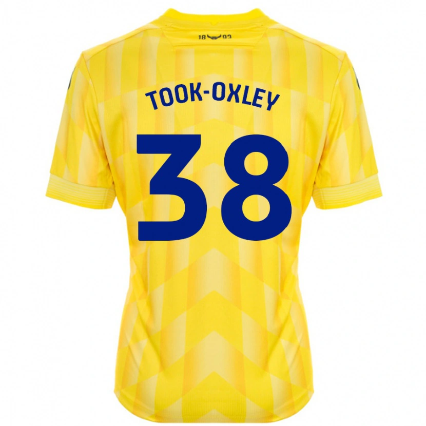 Danxen Niño Camiseta Zaide Took-Oxley #38 Amarillo 1ª Equipación 2024/25 La Camisa