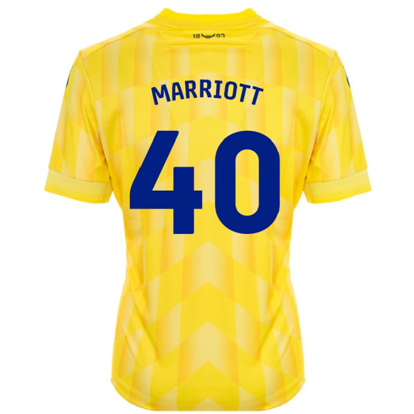 Danxen Niño Camiseta Monty Marriott #40 Amarillo 1ª Equipación 2024/25 La Camisa