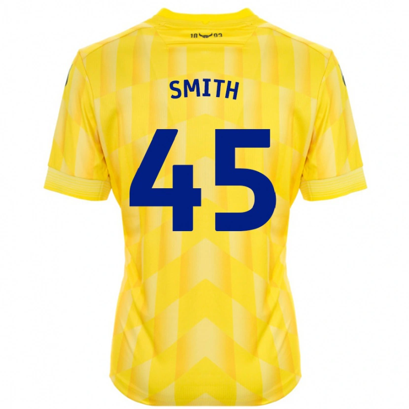 Danxen Niño Camiseta Max Smith #45 Amarillo 1ª Equipación 2024/25 La Camisa