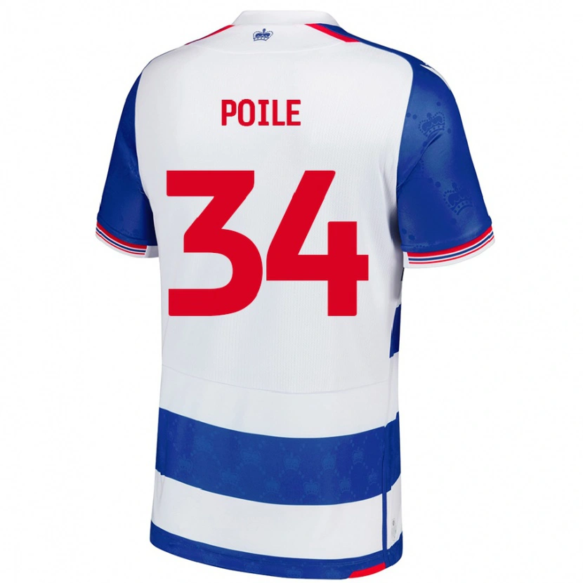 Danxen Niño Camiseta Imogen Poile #34 Azul Blanco 1ª Equipación 2024/25 La Camisa