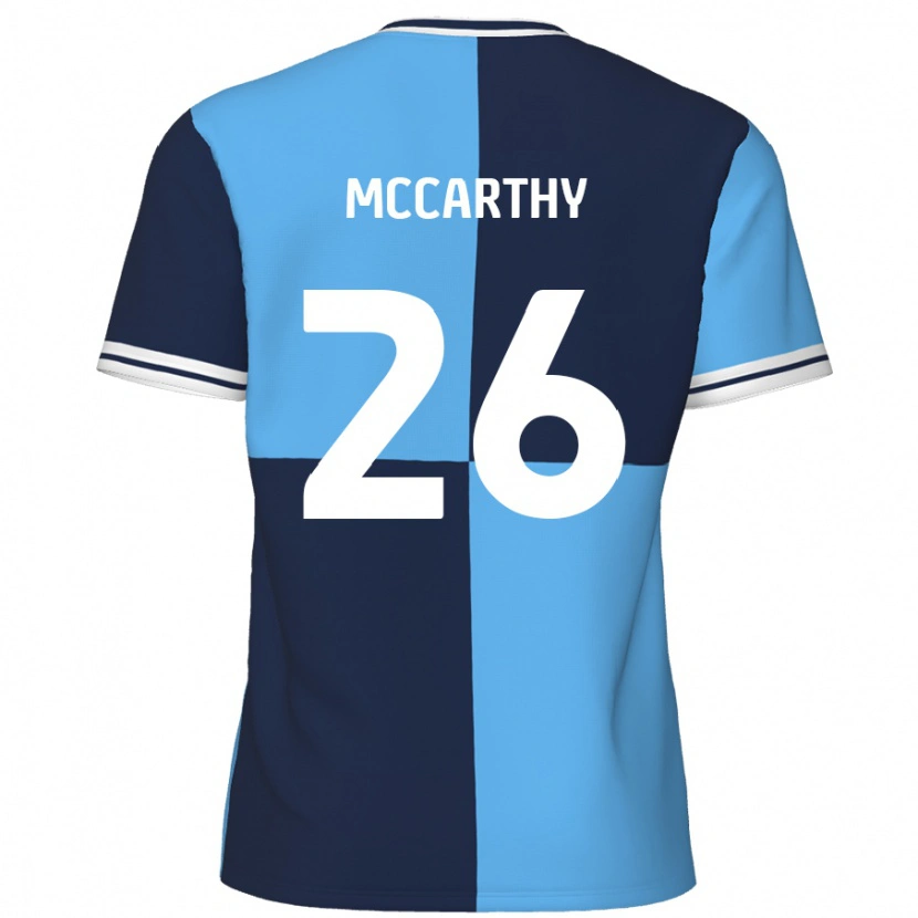 Danxen Niño Camiseta Jason Mccarthy #26 Azul Cielo Azul Oscuro 1ª Equipación 2024/25 La Camisa