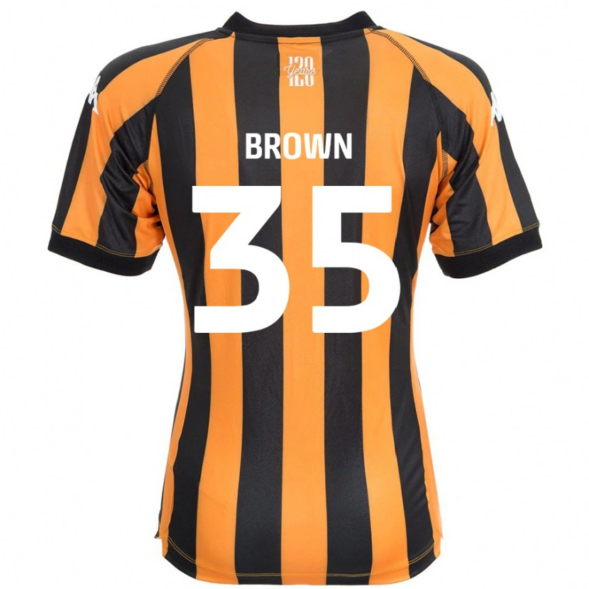 Danxen Niño Camiseta Pharrell Brown #35 Negro Ámbar 1ª Equipación 2024/25 La Camisa