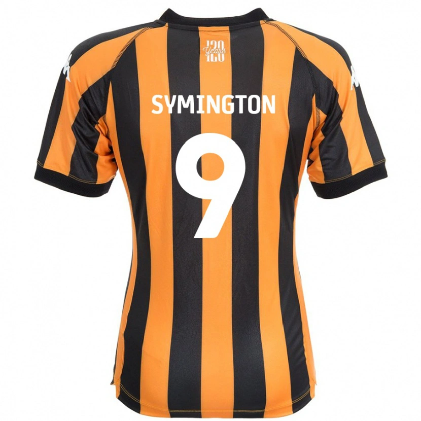 Danxen Niño Camiseta Jo Symington #9 Negro Ámbar 1ª Equipación 2024/25 La Camisa