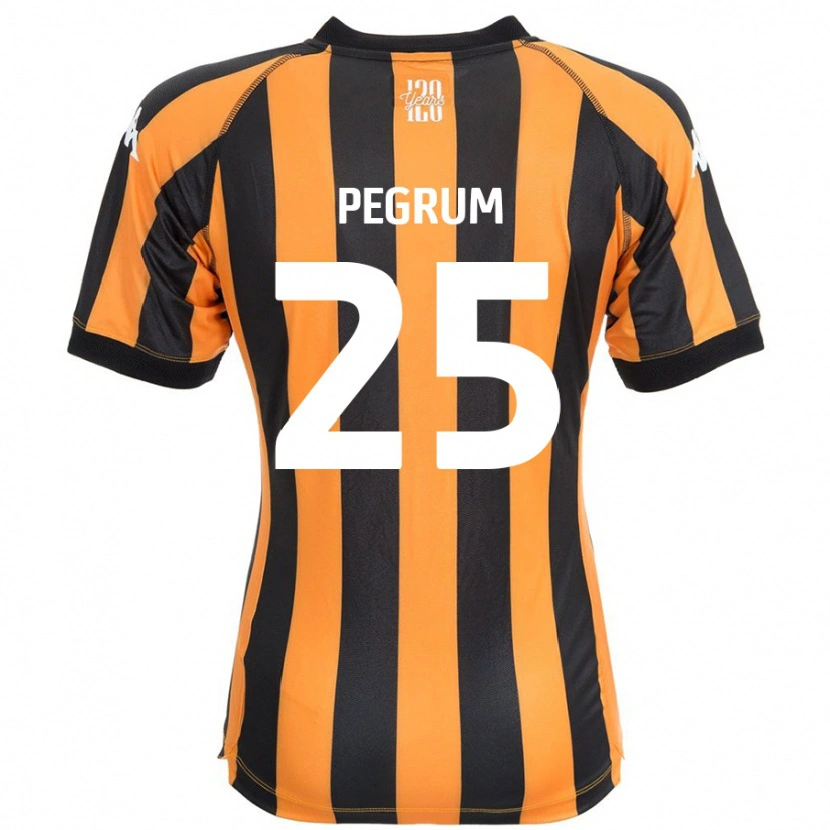 Danxen Niño Camiseta Florence Pegrum #25 Negro Ámbar 1ª Equipación 2024/25 La Camisa