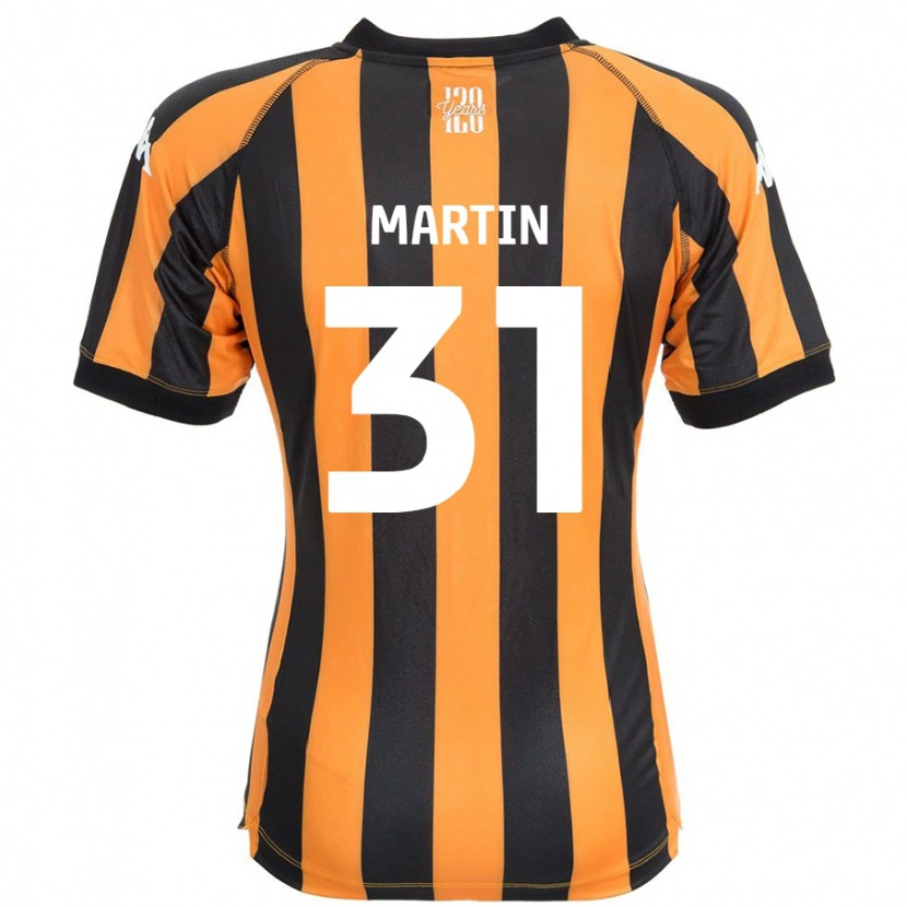 Danxen Niño Camiseta Faith Martin #31 Negro Ámbar 1ª Equipación 2024/25 La Camisa