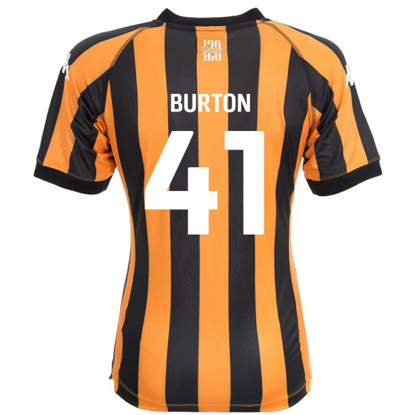 Danxen Niño Camiseta Jess Burton #41 Negro Ámbar 1ª Equipación 2024/25 La Camisa