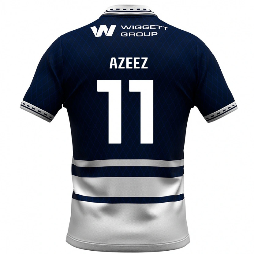 Danxen Niño Camiseta Femi Azeez #11 Azul Marino Blanco 1ª Equipación 2024/25 La Camisa