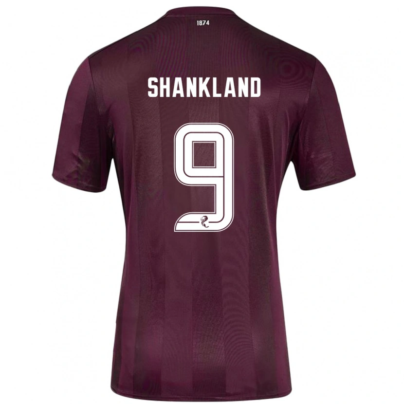 Danxen Niño Camiseta Lawrence Shankland #9 Borgoña 1ª Equipación 2024/25 La Camisa