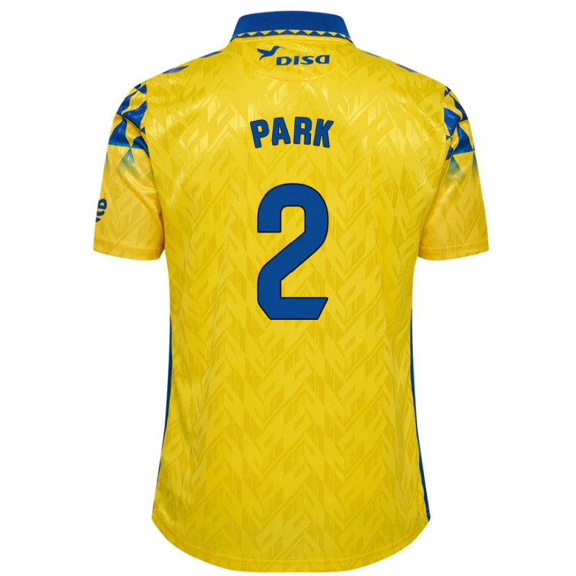 Danxen Niño Camiseta Marvin Park #2 Amarillo Azul 1ª Equipación 2024/25 La Camisa