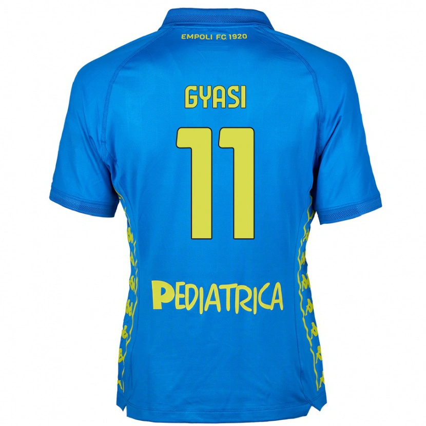 Danxen Niño Camiseta Emmanuel Gyasi #11 Azul 1ª Equipación 2024/25 La Camisa