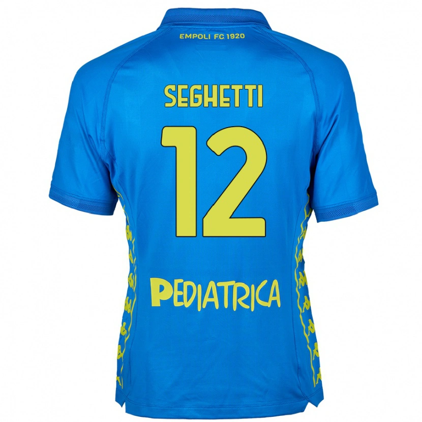 Danxen Niño Camiseta Jacopo Seghetti #12 Azul 1ª Equipación 2024/25 La Camisa