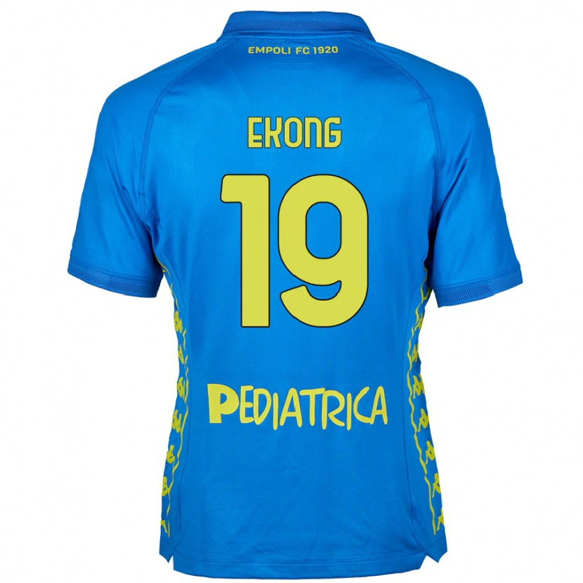 Danxen Niño Camiseta Emmanuel Ekong #19 Azul 1ª Equipación 2024/25 La Camisa