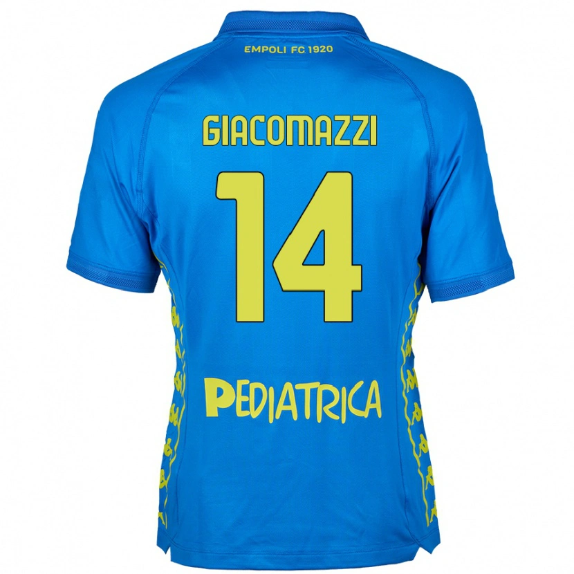 Danxen Niño Camiseta Sebastián Giacomazzi #14 Azul 1ª Equipación 2024/25 La Camisa