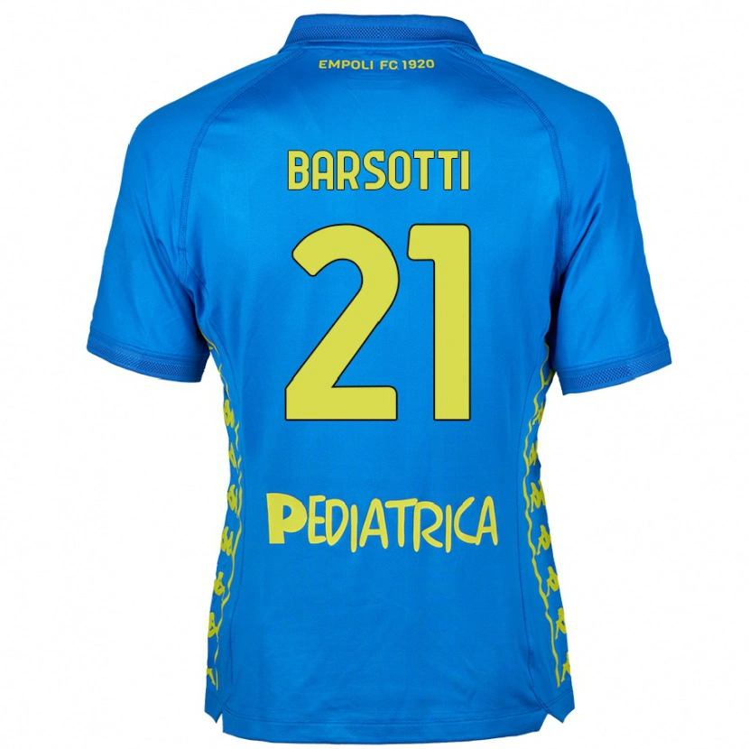 Danxen Niño Camiseta Leonardo Barsotti #21 Azul 1ª Equipación 2024/25 La Camisa