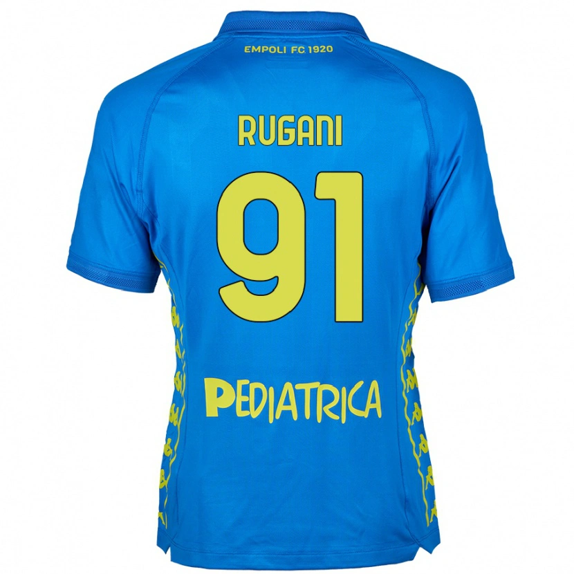 Danxen Niño Camiseta Tommaso Rugani #91 Azul 1ª Equipación 2024/25 La Camisa