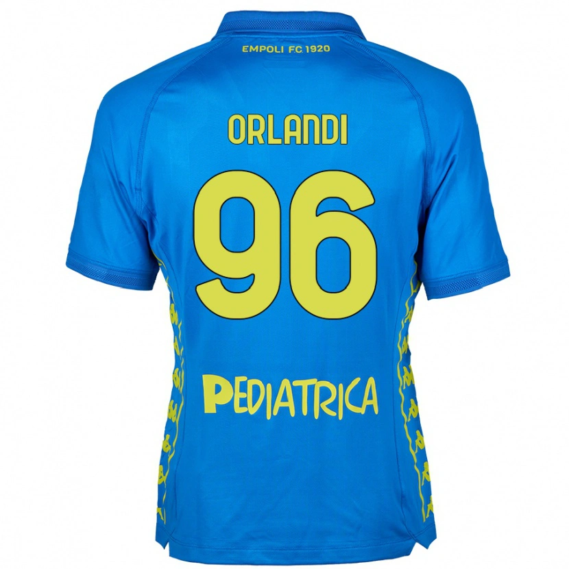 Danxen Niño Camiseta Andrea Orlandi #96 Azul 1ª Equipación 2024/25 La Camisa