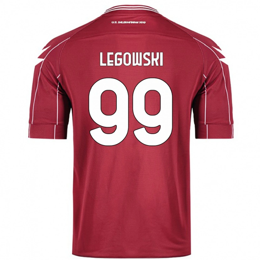 Danxen Niño Camiseta Mateusz Legowski #99 Borgoña 1ª Equipación 2024/25 La Camisa