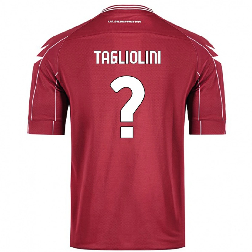 Danxen Niño Camiseta Ludovico Tagliolini #0 Borgoña 1ª Equipación 2024/25 La Camisa