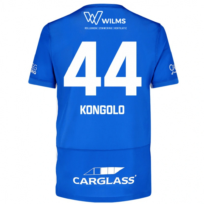 Danxen Niño Camiseta Josue Kongolo #44 Azul 1ª Equipación 2024/25 La Camisa