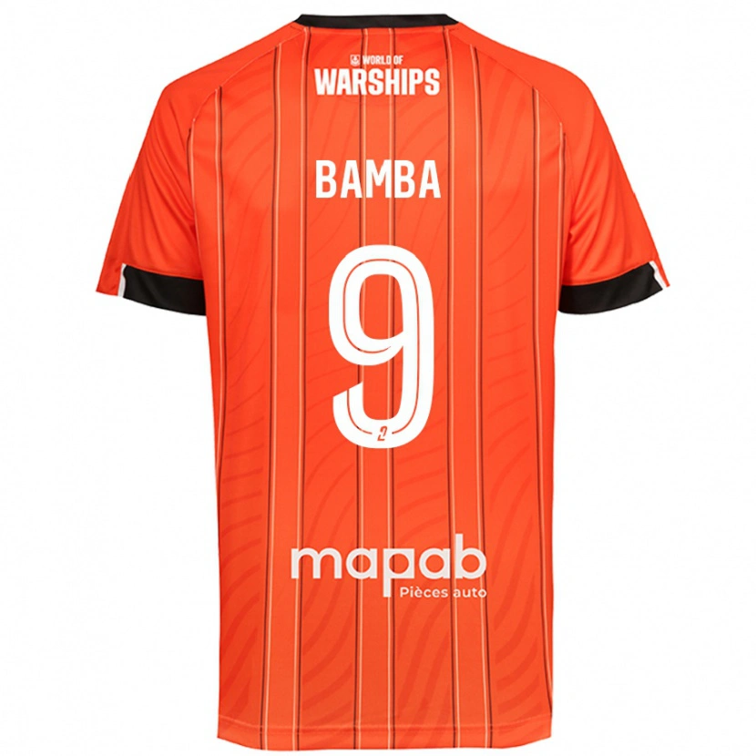 Danxen Niño Camiseta Mohamed Bamba #9 Naranja 1ª Equipación 2024/25 La Camisa