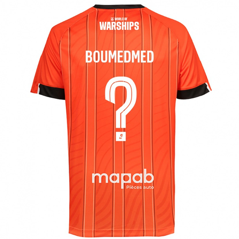 Danxen Niño Camiseta Kamil Boumedmed #0 Naranja 1ª Equipación 2024/25 La Camisa