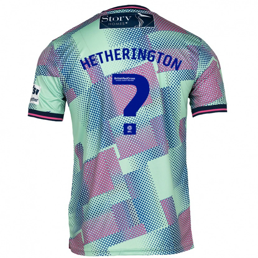 Danxen Niño Camiseta Sam Hetherington #0 Verde 2ª Equipación 2024/25 La Camisa