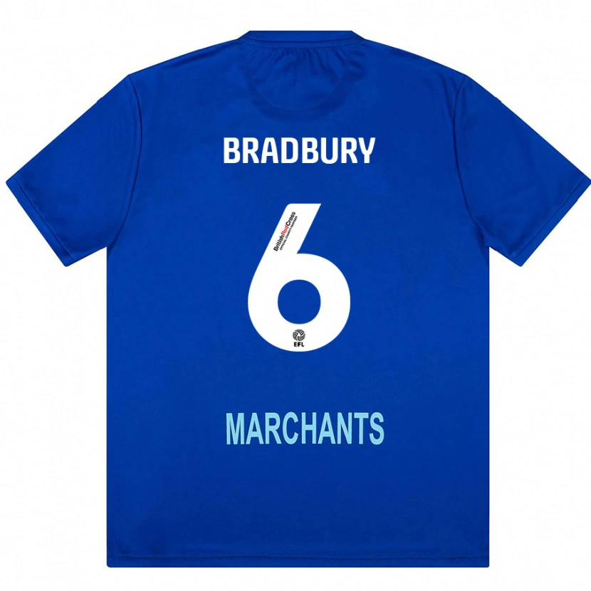 Danxen Niño Camiseta Tom Bradbury #6 Verde 2ª Equipación 2024/25 La Camisa