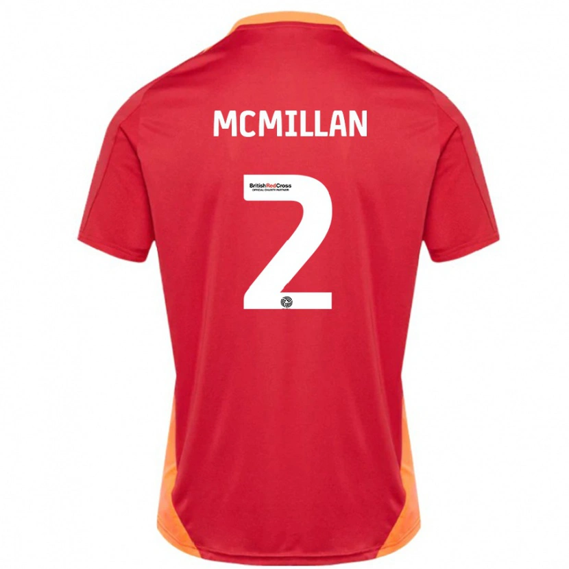 Danxen Niño Camiseta Jack Mcmillan #2 Azul Blanquecino 2ª Equipación 2024/25 La Camisa