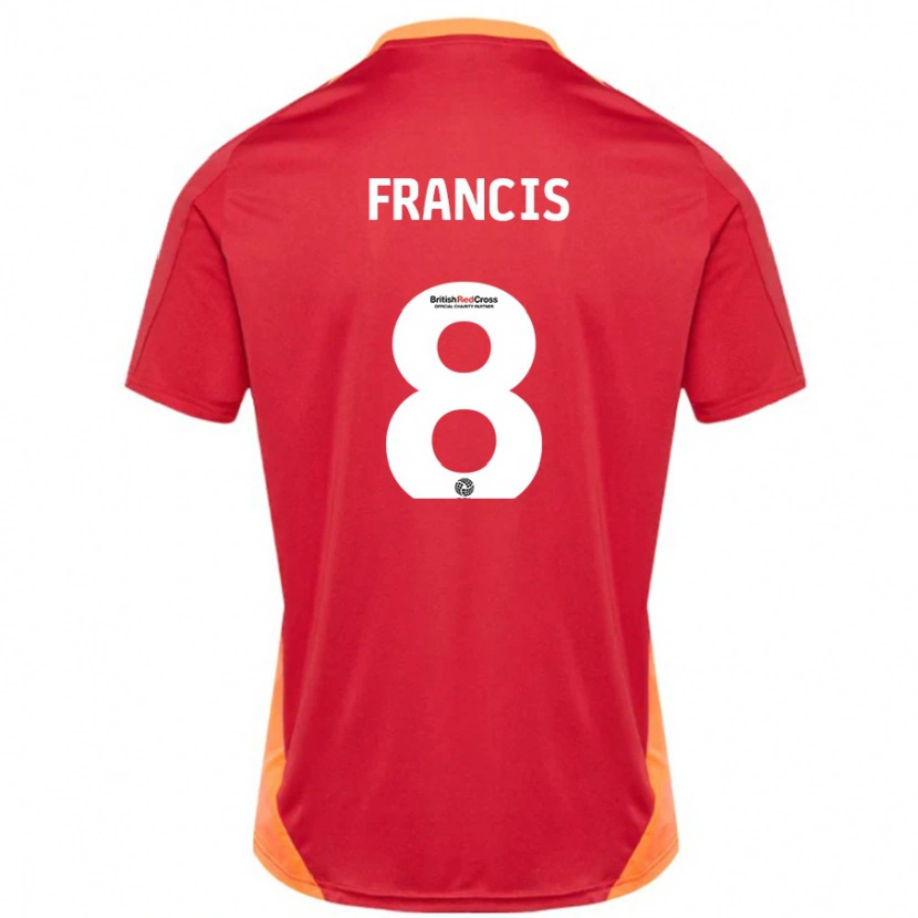 Danxen Niño Camiseta Ed Francis #8 Azul Blanquecino 2ª Equipación 2024/25 La Camisa
