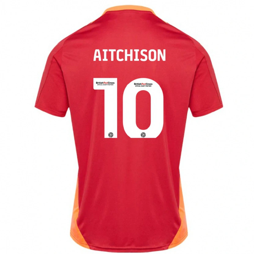 Danxen Niño Camiseta Jack Aitchison #10 Azul Blanquecino 2ª Equipación 2024/25 La Camisa