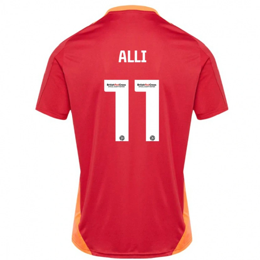 Danxen Niño Camiseta Millenic Alli #11 Azul Blanquecino 2ª Equipación 2024/25 La Camisa