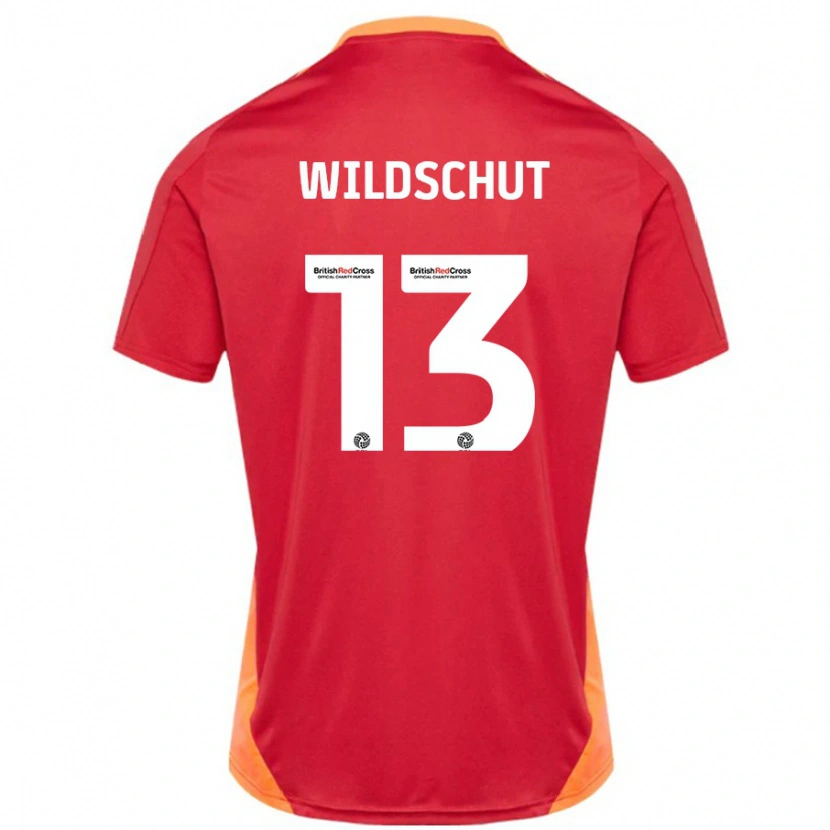 Danxen Niño Camiseta Yanic Wildschut #13 Azul Blanquecino 2ª Equipación 2024/25 La Camisa