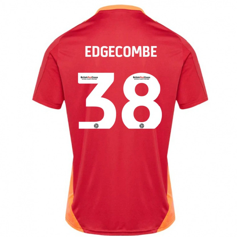 Danxen Niño Camiseta Max Edgecombe #38 Azul Blanquecino 2ª Equipación 2024/25 La Camisa