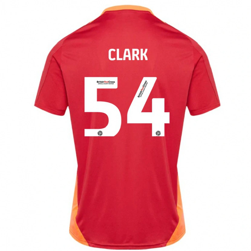 Danxen Niño Camiseta Max Clark #54 Azul Blanquecino 2ª Equipación 2024/25 La Camisa