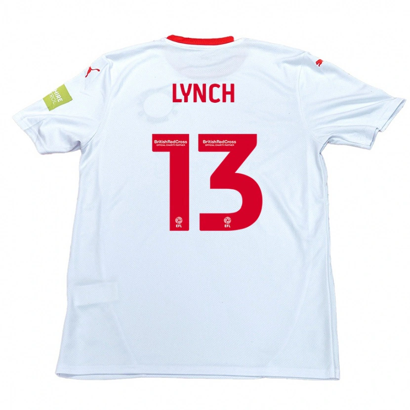 Danxen Niño Camiseta Jay Lynch #13 Blanco 2ª Equipación 2024/25 La Camisa