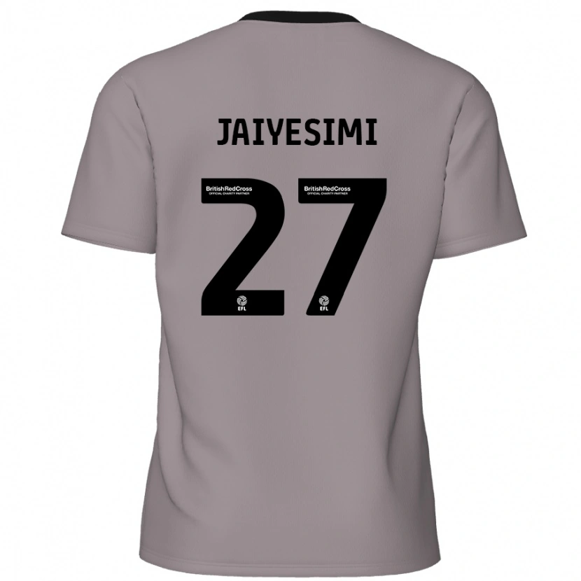 Danxen Niño Camiseta Diallang Jaiyesimi #27 Gris 2ª Equipación 2024/25 La Camisa