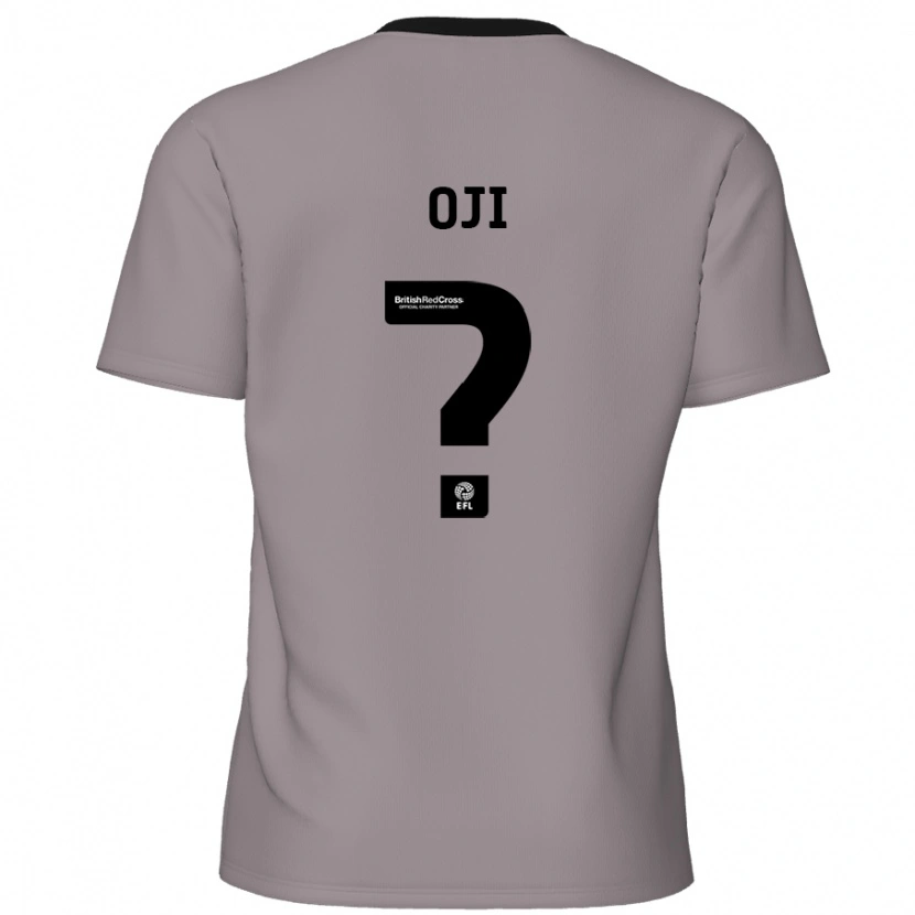Danxen Niño Camiseta Uko Oji #0 Gris 2ª Equipación 2024/25 La Camisa