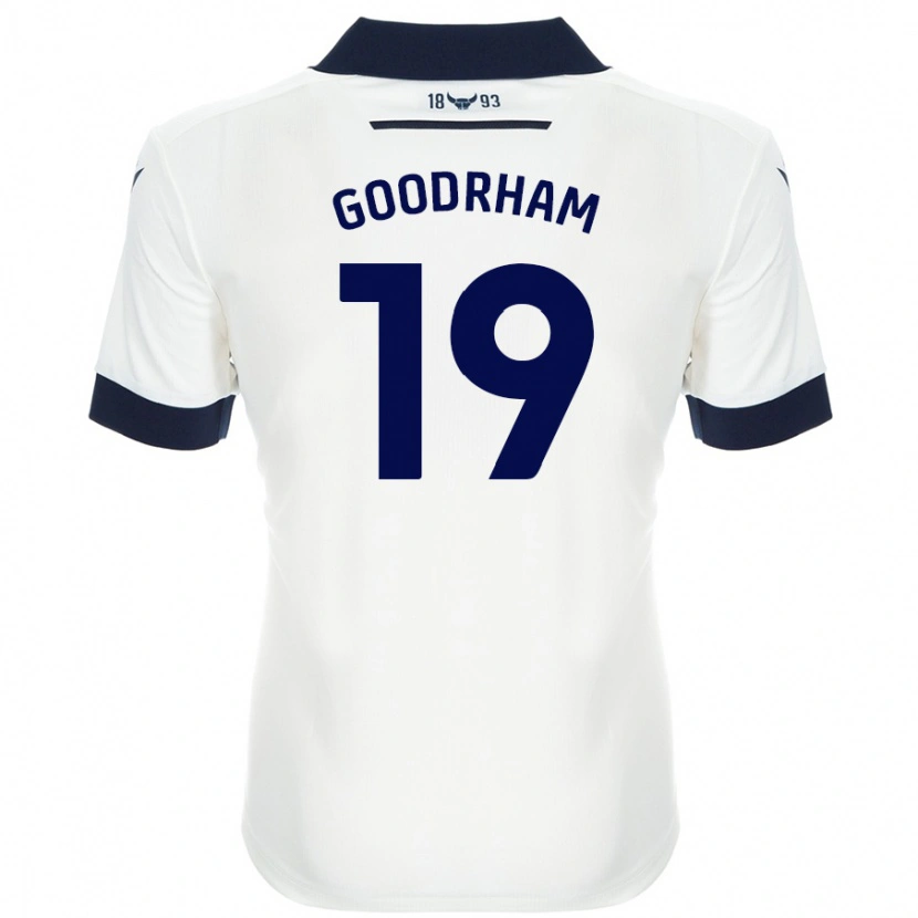 Danxen Niño Camiseta Tyler Goodrham #19 Blanco Azul Marino 2ª Equipación 2024/25 La Camisa