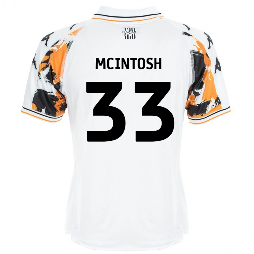 Danxen Niño Camiseta Lucy Mcintosh #33 Blanco 2ª Equipación 2024/25 La Camisa