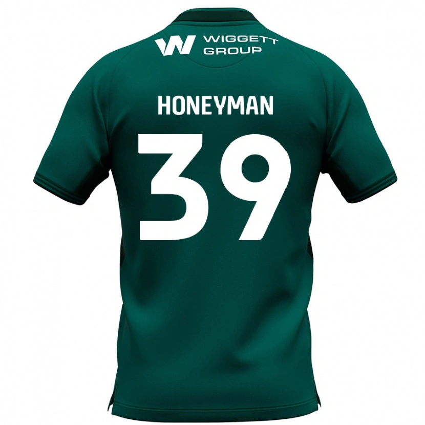 Danxen Niño Camiseta George Honeyman #39 Verde 2ª Equipación 2024/25 La Camisa